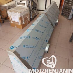 Hauba inox sa filterima 300x70cm4