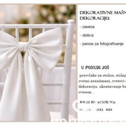White Wedding Chair Bow Decoration, Elegant Sash For Ceremony, Reception, Chiavari Decor
