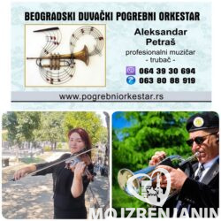 Solo trubač ili violinista za sahrane i opela Bela Crkva groblje