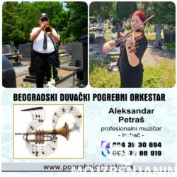 Solo trubač ili violinista za sahrane i opela Donji Milanovac groblje