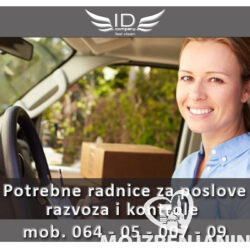 2 Radnice za poslove razvoza i kontrole