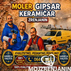 Moler Gipsar Keramičar Zrenjanin