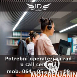 3 OPerateri za rad u call centru