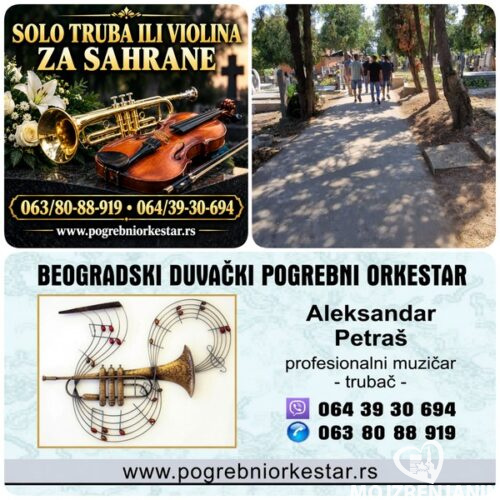 Trubač ili violinista za sahrane i opela Grocka groblje Trubač ili violinista za sahrane i opela Grocka groblje