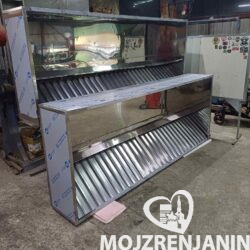 Hauba inox 500x100cm sa filterima dve od 250cm