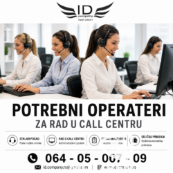 3 Operateri za rad u call centru