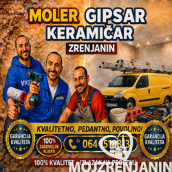 Moler Gipsar Keramičar Zrenjanin