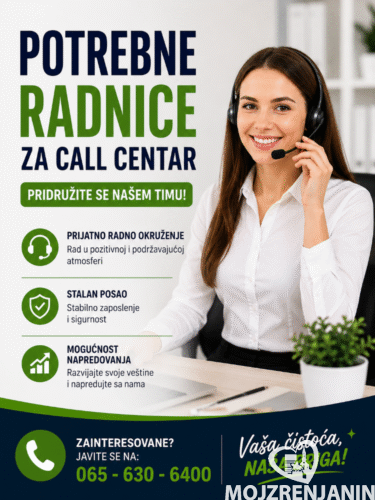 4. Potrebne radnice za call centar 4. Potrebne radnice za call centar
