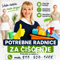 1. Potrebne radnice za ciscenje