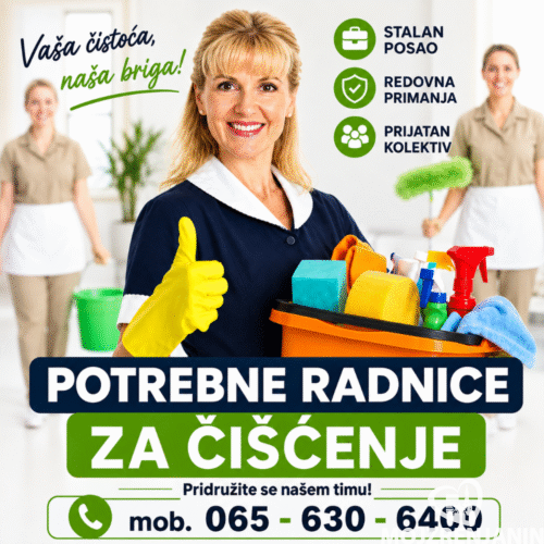 1. Potrebne radnice za ciscenje 1. Potrebne radnice za ciscenje
