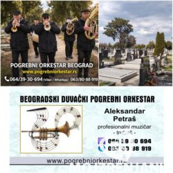 Beogradski duvački pogrebni orkestar trubači Stara Pazova groblje